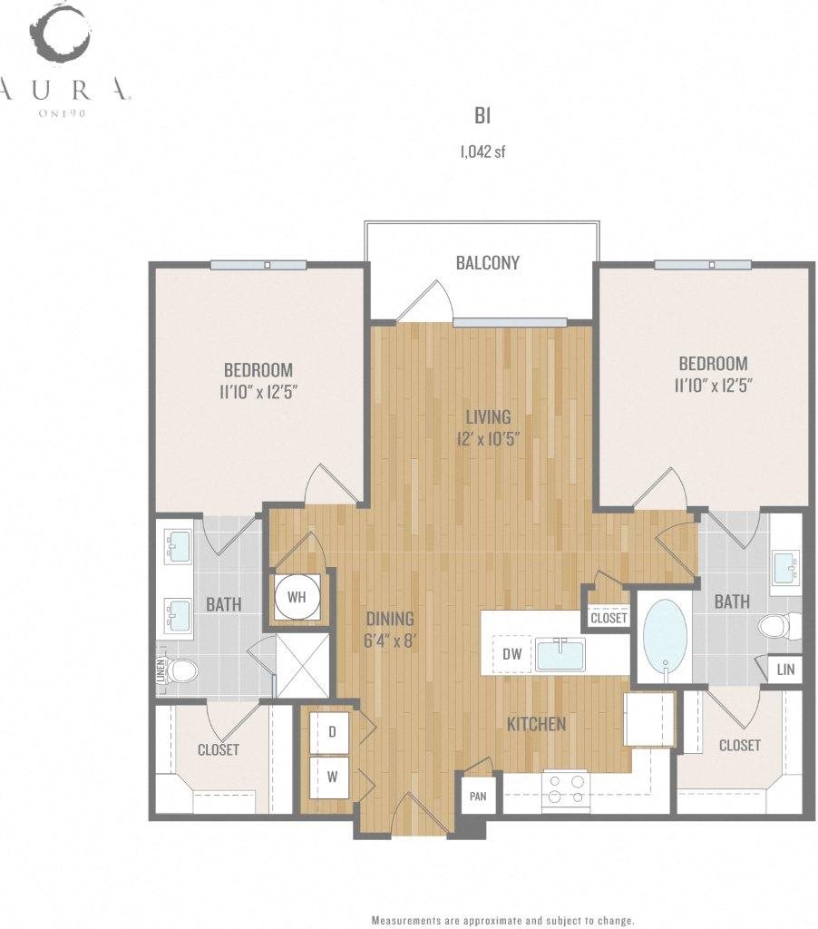 Aura One90 Apartments B1 Floor Plan Aura One90 Apartments B1 Floor Plan